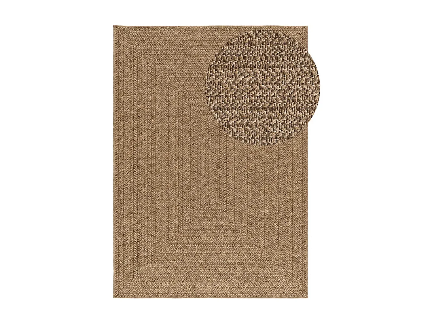 Tappeto esterior - effetto juta - naturale - 200 x 290 cm - ACRA