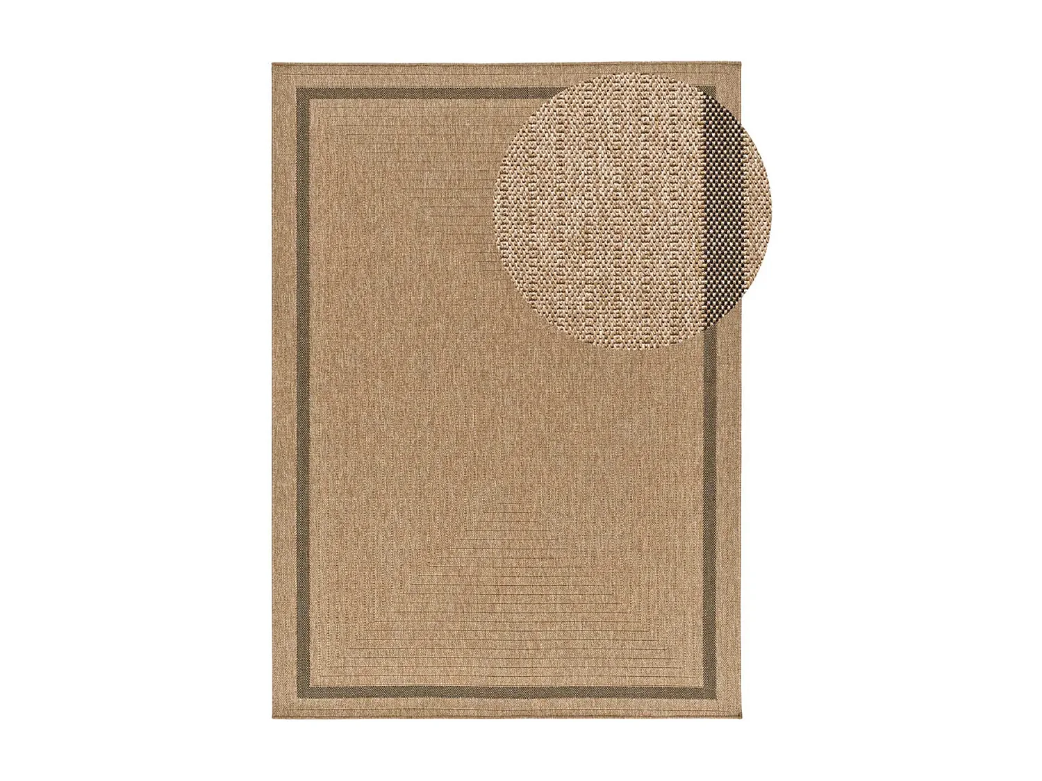 Tapis extérieur - effet jute - naturel - 160 x 230 cm - ACRA
