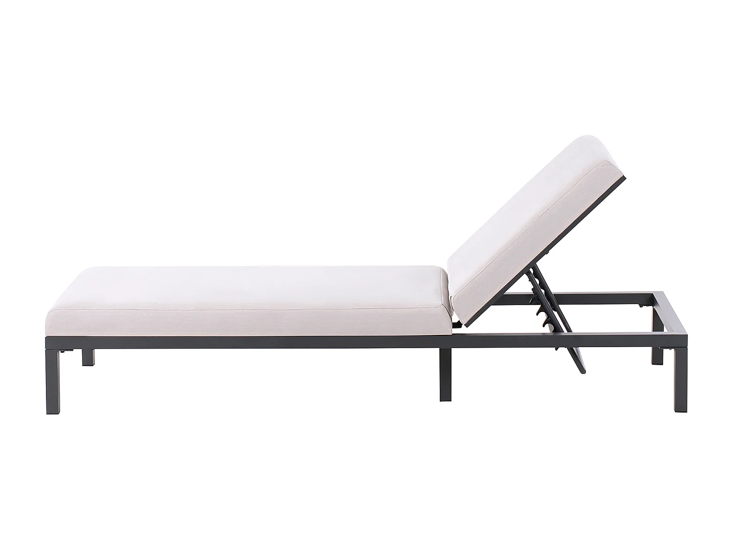 Transat avec coussin LARIANO Métal Beige clair