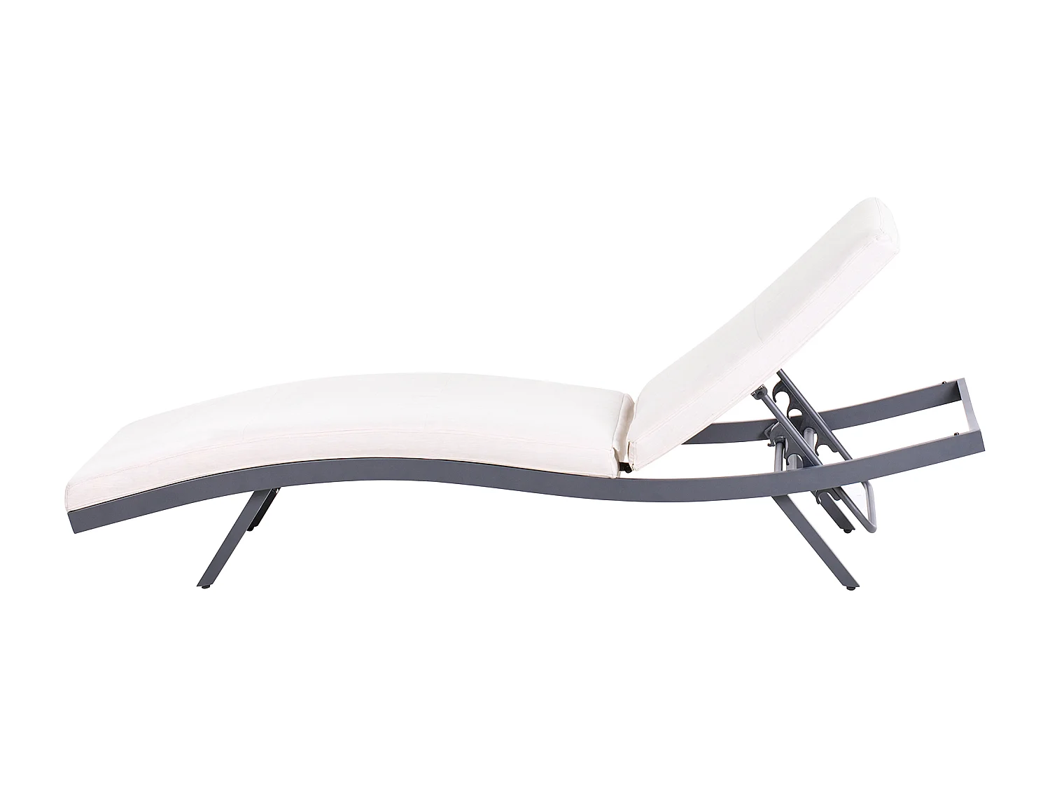 Transat avec coussin AMELIA Métal Beige clair