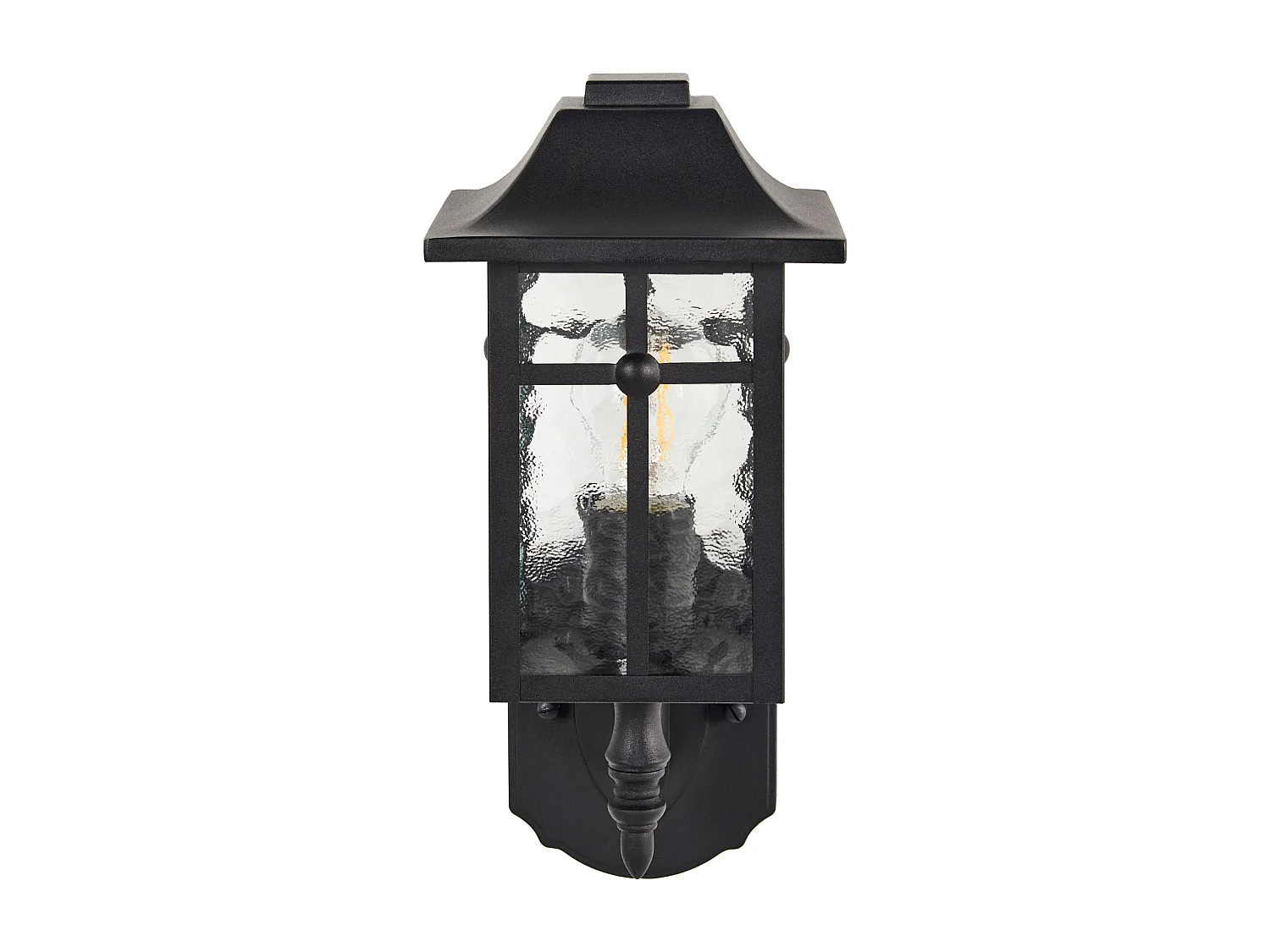 Outdoor wandlamp ALATA Zwart