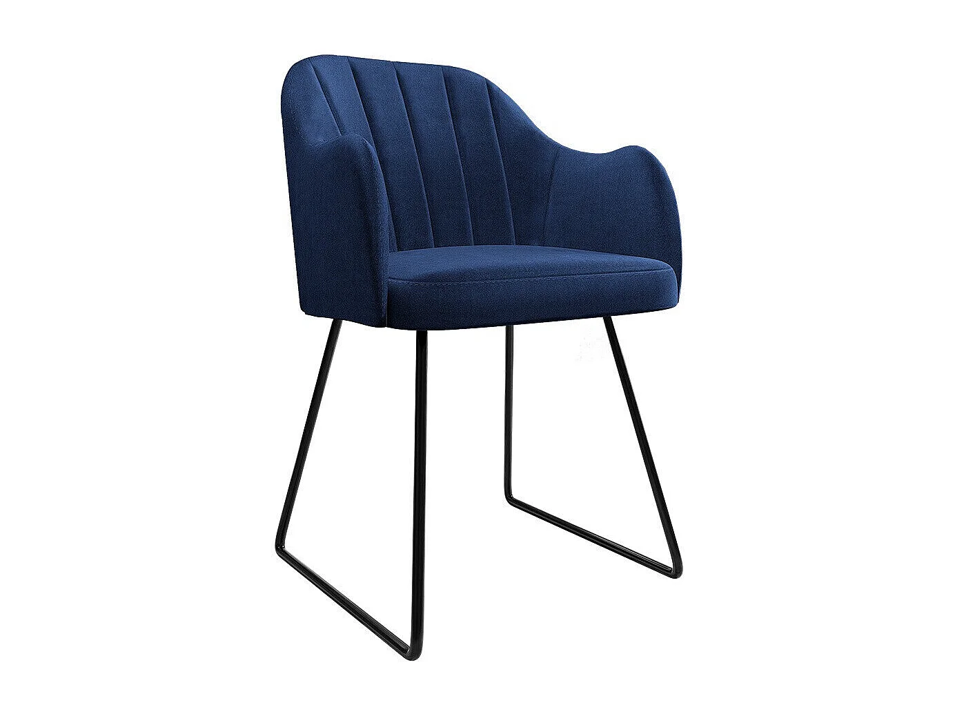 Silla Comfivo 102, Azul|Negro, 78x46x56cm, Tapiz, Metálico