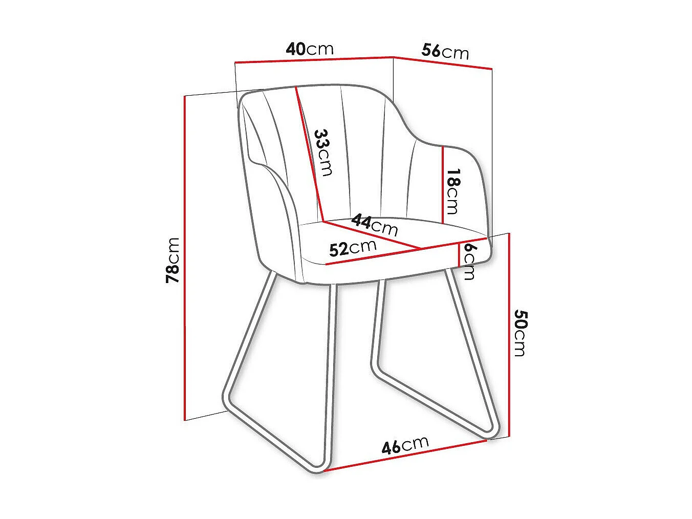 Silla Comfivo 102, Azul|Negro, 78x46x56cm, Tapiz, Metálico