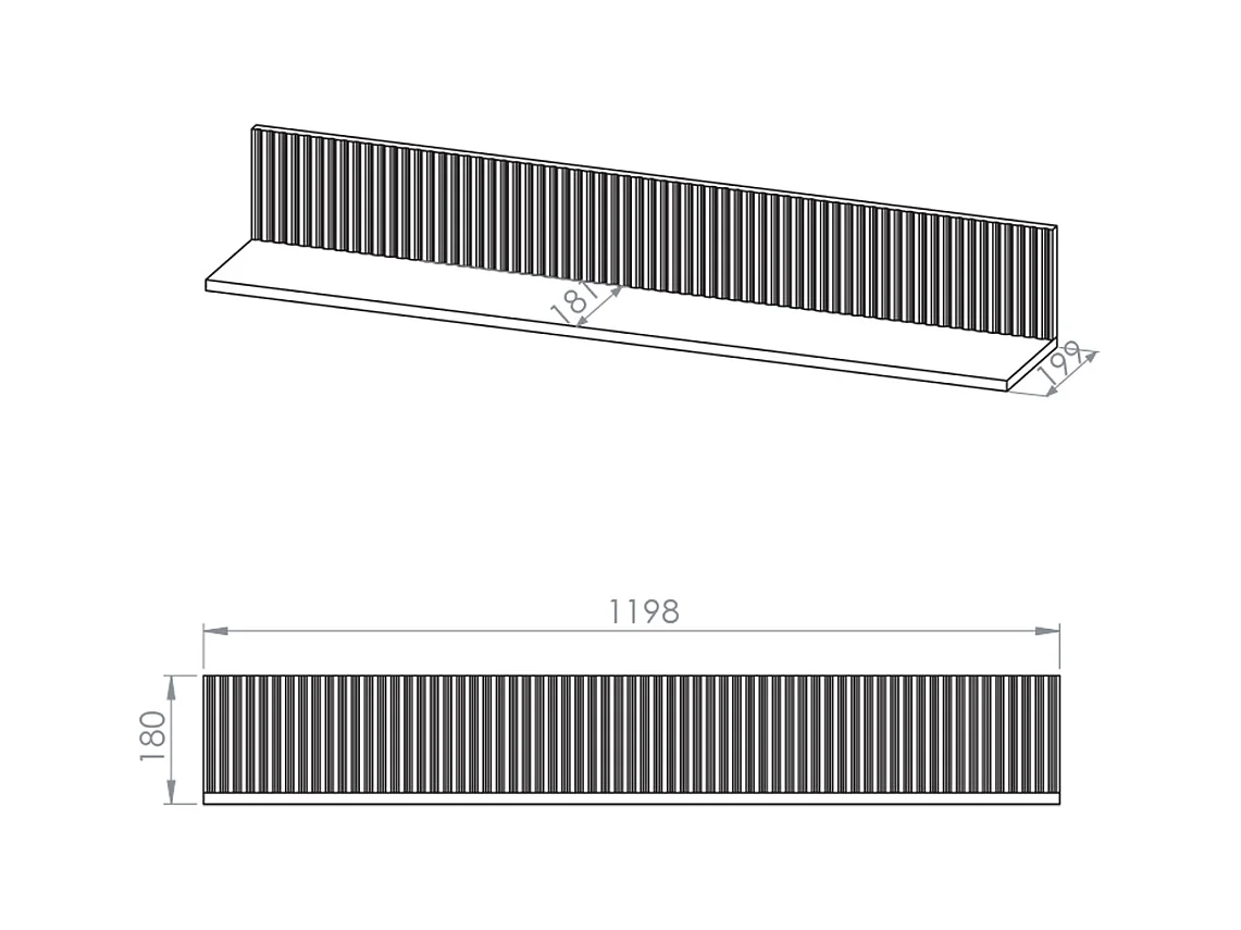 Wandregal Connie Kaschmir