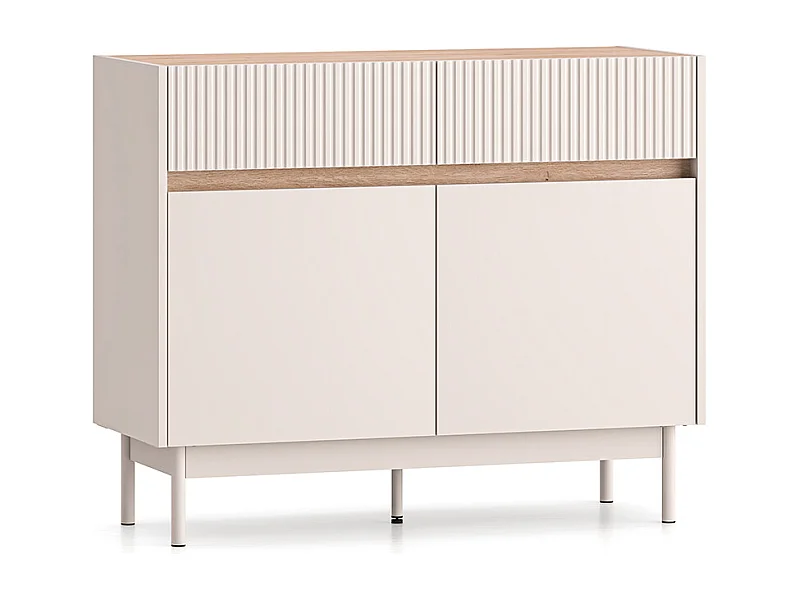 Connie Kasjmier en Hout 2-deurs dressoir met 2 laden
