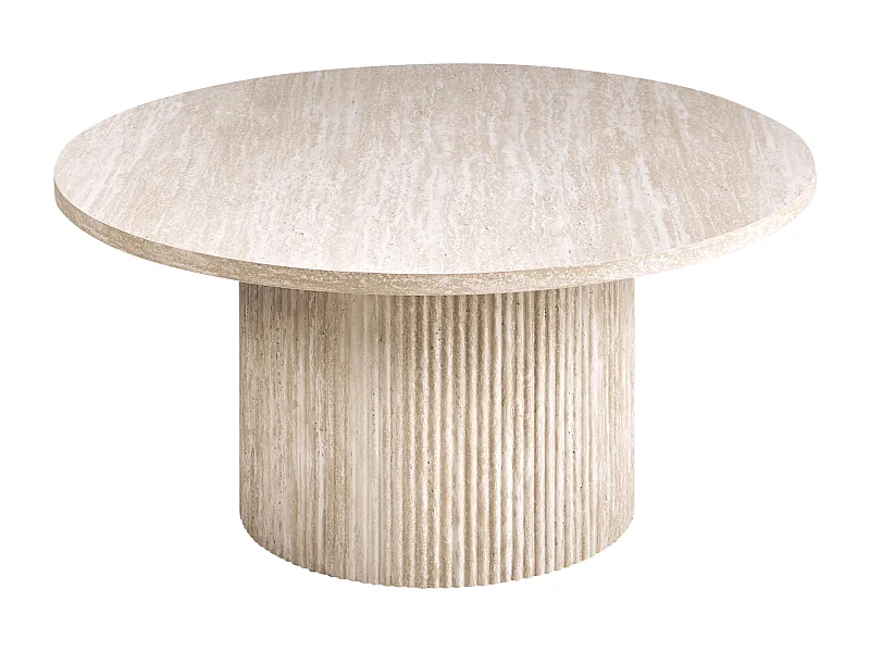 Table basse AMMON Effet travertin