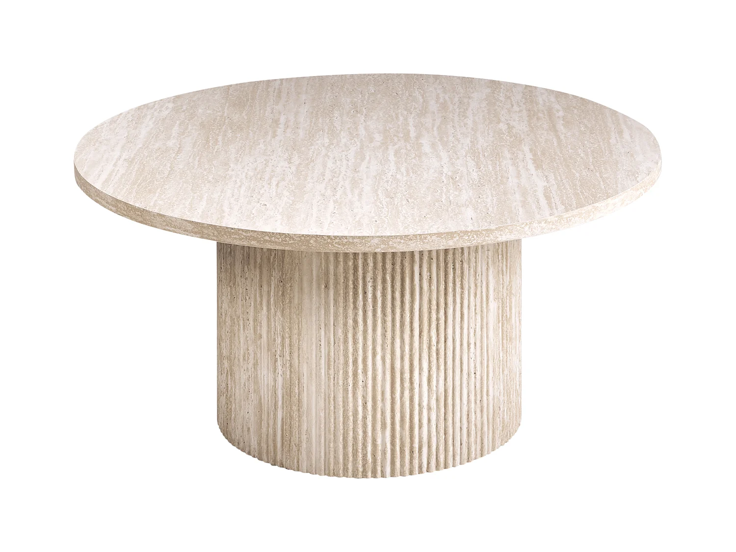 Table basse AMMON Effet travertin