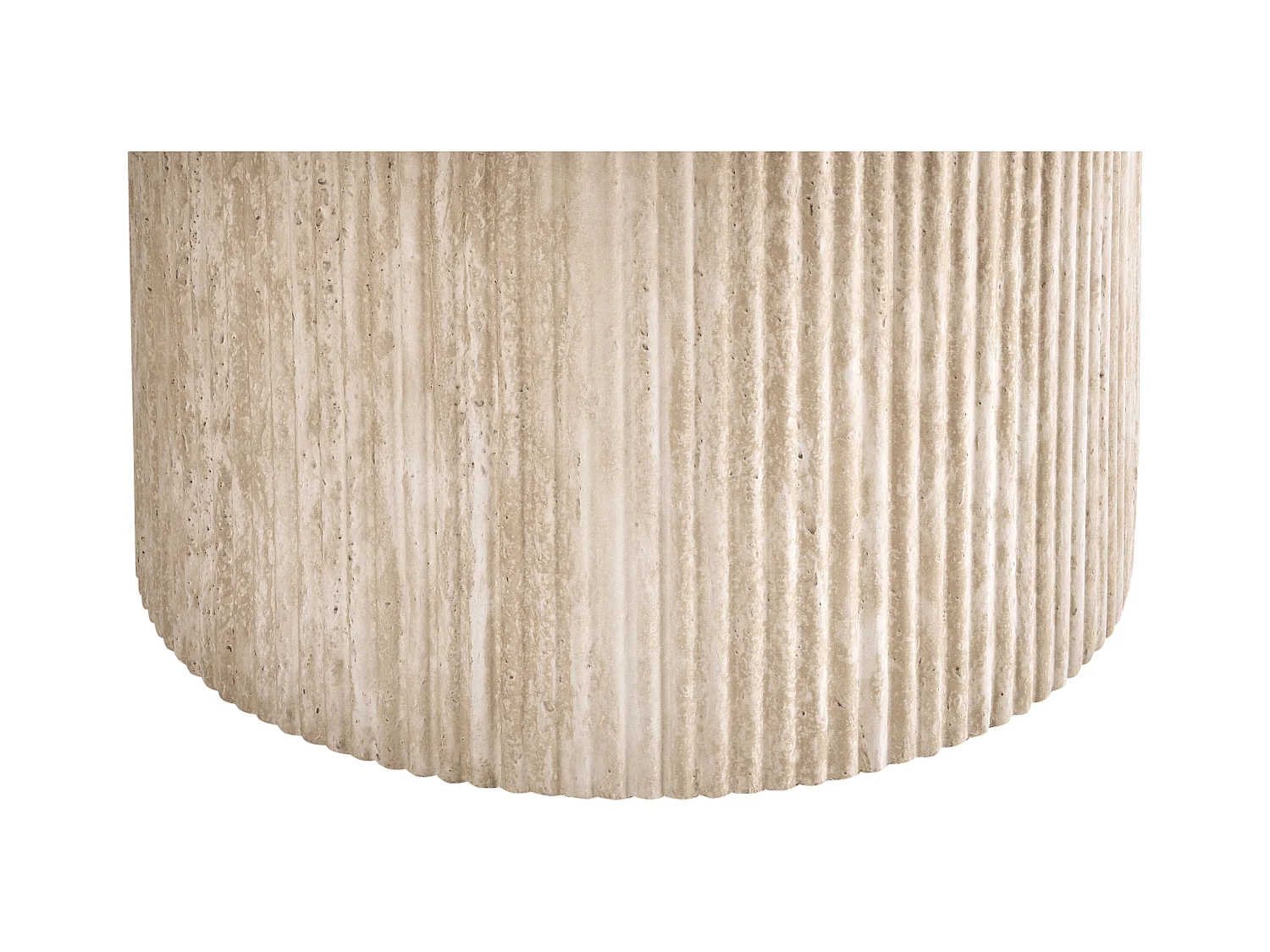 Table basse AMMON Effet travertin