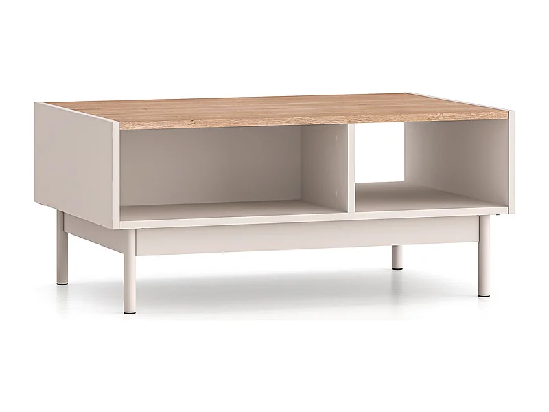 Table basse Connie Cachemire et Bois