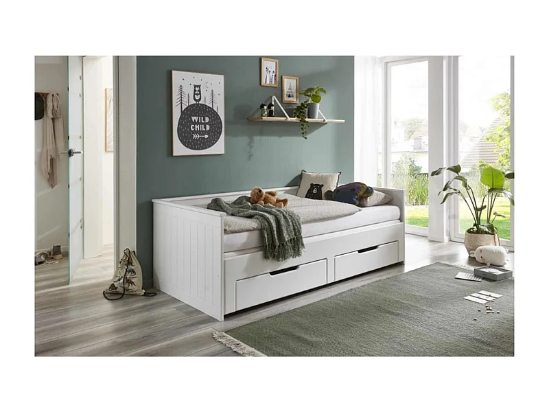 Letto Clara  (90x200)/bianco