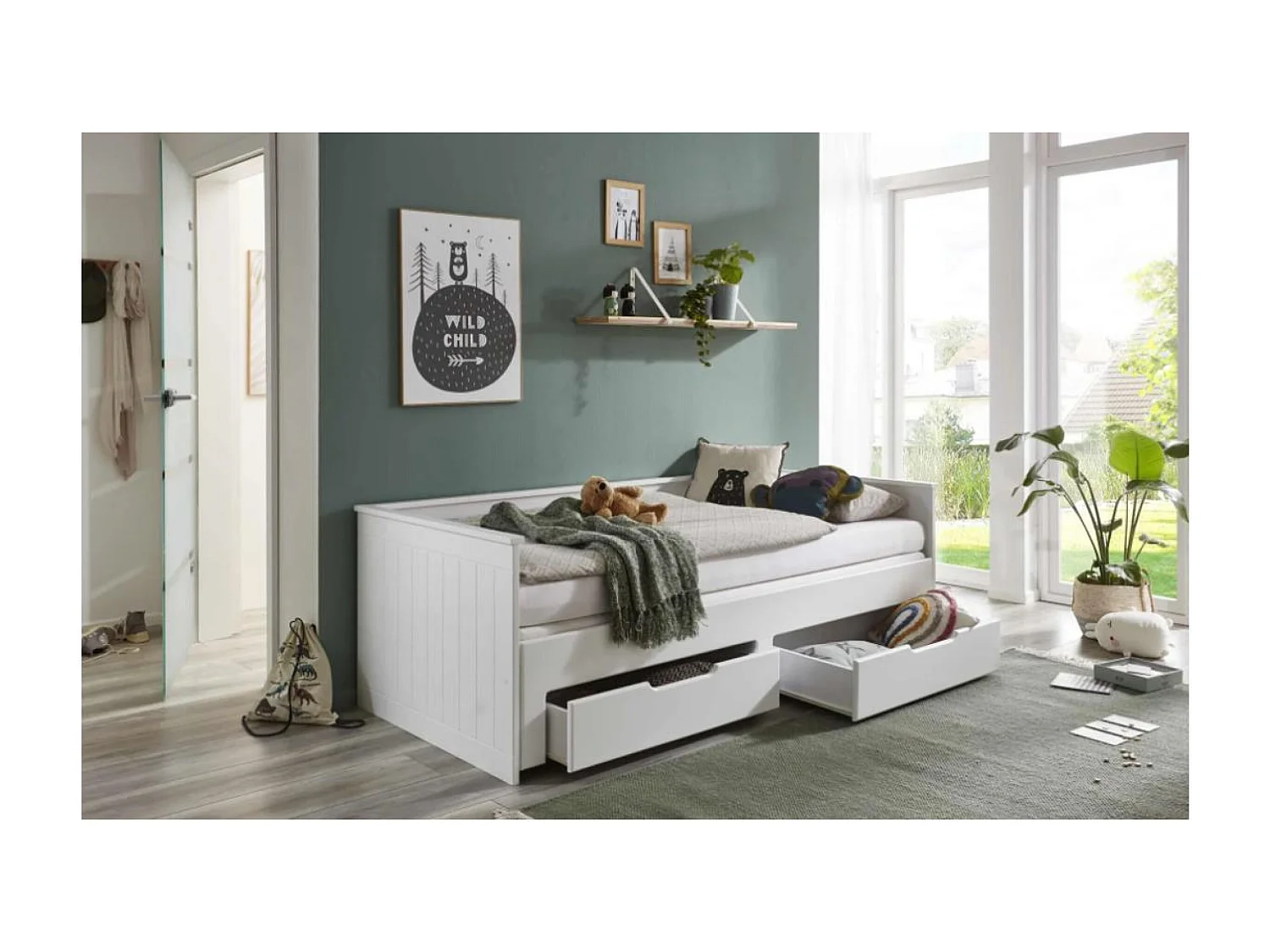 Letto Clara  (90x200)/bianco