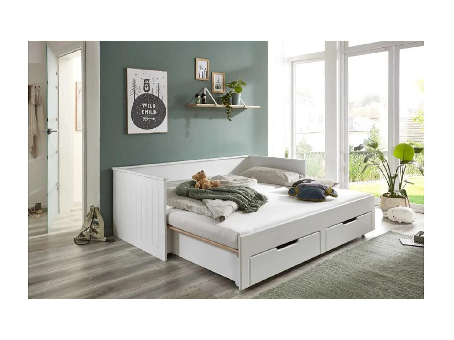 Letto Clara  (90x200)/bianco