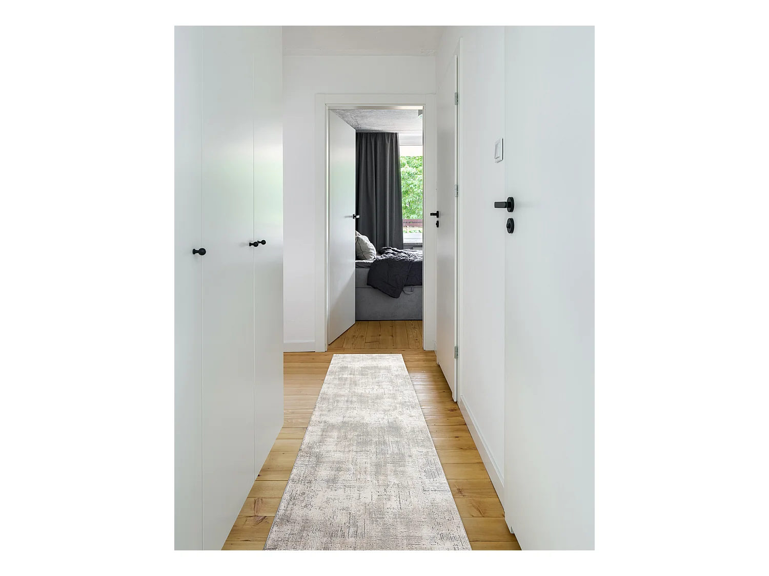 Tapis de couloir TULS 51231 vintage ivoire / gris 60x240 cm