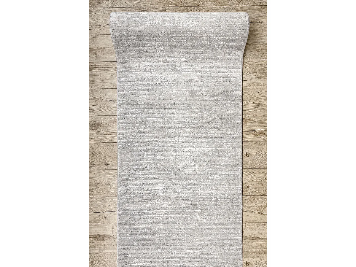 Modern Läufer TULS 51248 strukturell, Melange grau 70x740 cm
