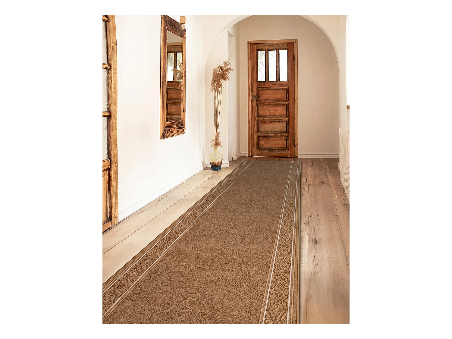TAPIS DE COULOIR antidérapant ST.TROPEZ Cadre antidérapant antidéra 100x500 cm