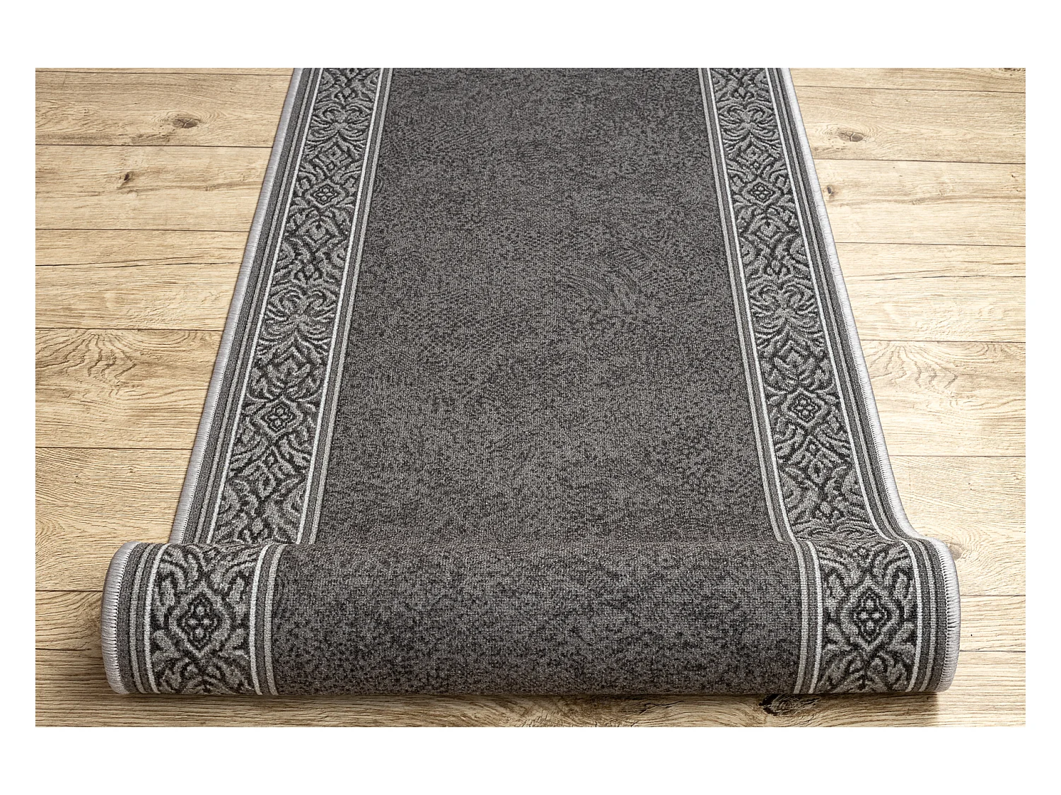 TAPIS DE COULOIR antidérapant ST.TROPEZ Cadre antidérapant gris 100x600 cm
