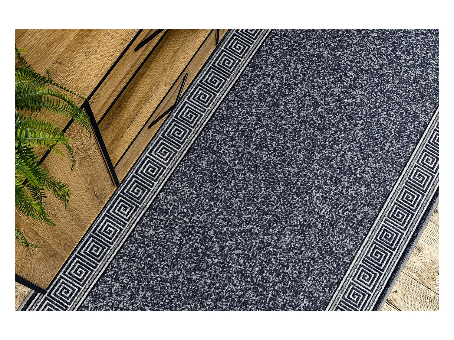 TAPIS DE COULOIR antidérapant GREK grec, antidérapant gris 110x970 cm