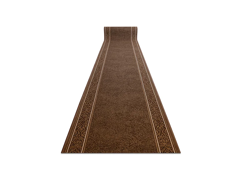TAPIS DE COULOIR antidérapant ST.TROPEZ Cadre antidérapant marron 80x160 cm
