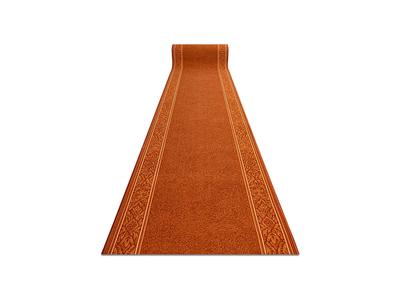 TAPIS DE COULOIR ANTIDÉRAPANT ST.TROPEZ Cadre antidérapant roux 80x310 cm