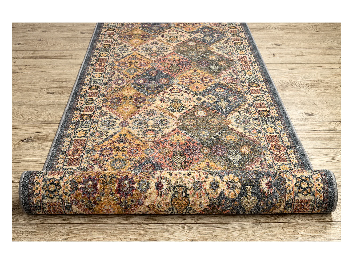 Passadeira antideslizante MODERN CLASSIC bege clássico / cinza 19 80x370 cm