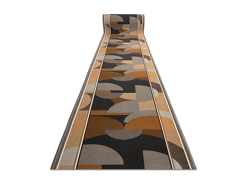 Läufer Antirutsch MALIS Geometrisch, rutschfest beige 80x980 cm