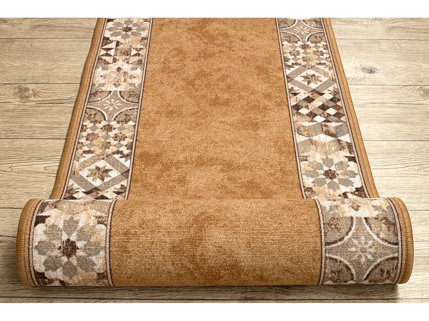 Läufer Antirutsch MURCIA LISSABONFLIESEN, Rahmen, rutschfest rot 100x270 cm