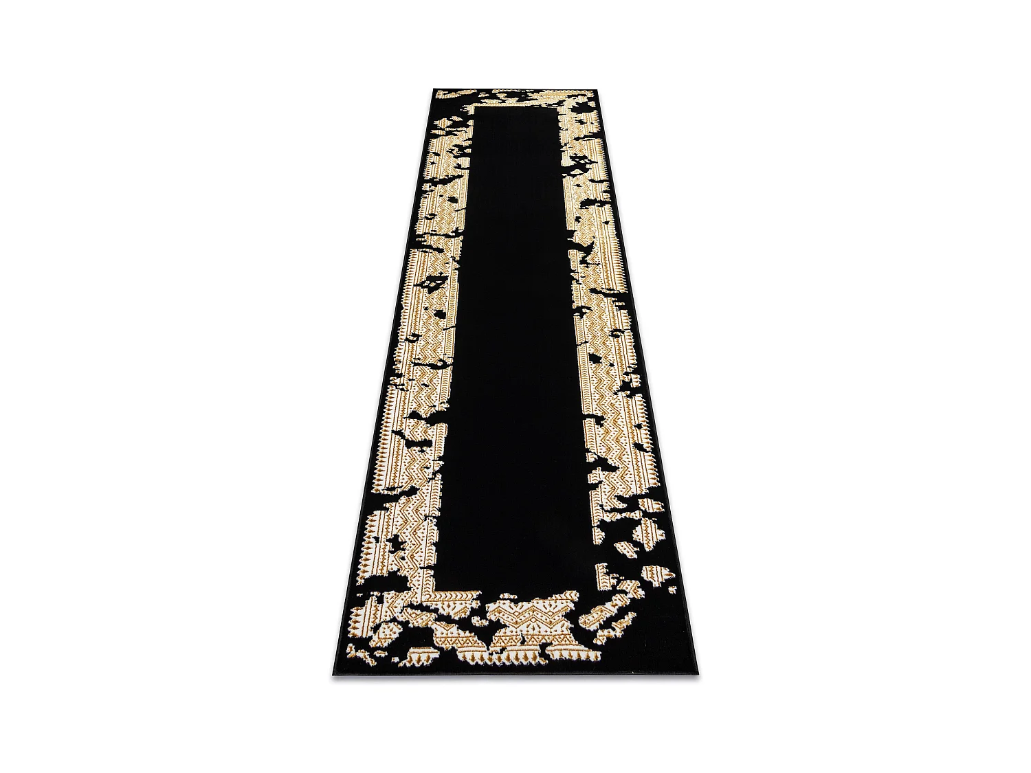 Dywan, chodnik ALLURE 1965 Ramka - Strukturalny, stylowy, glamour czar 60x250 cm