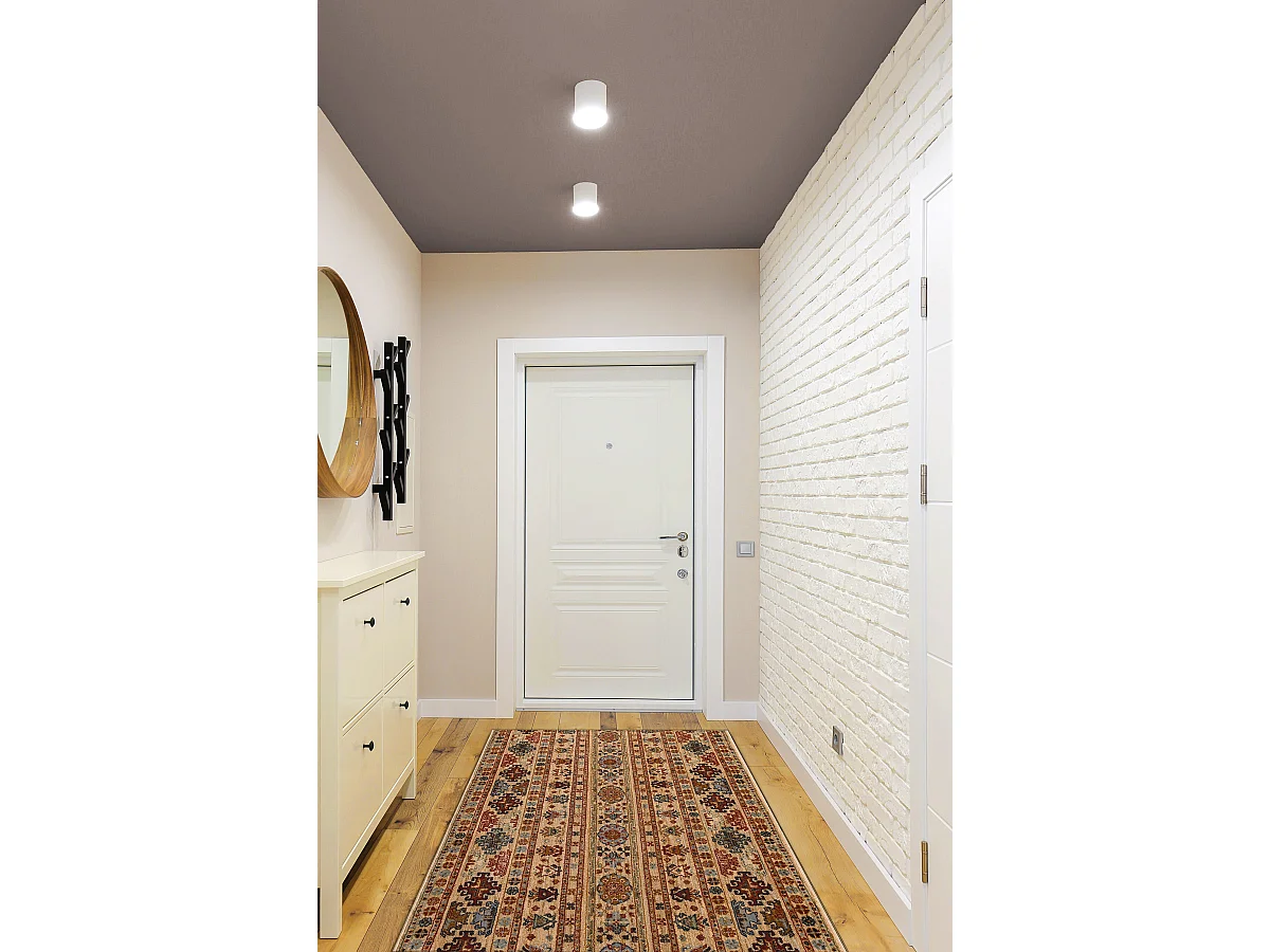 KESHAN tapis de couloir 7684/53555 oriental beige / terre cuite 90x750 cm