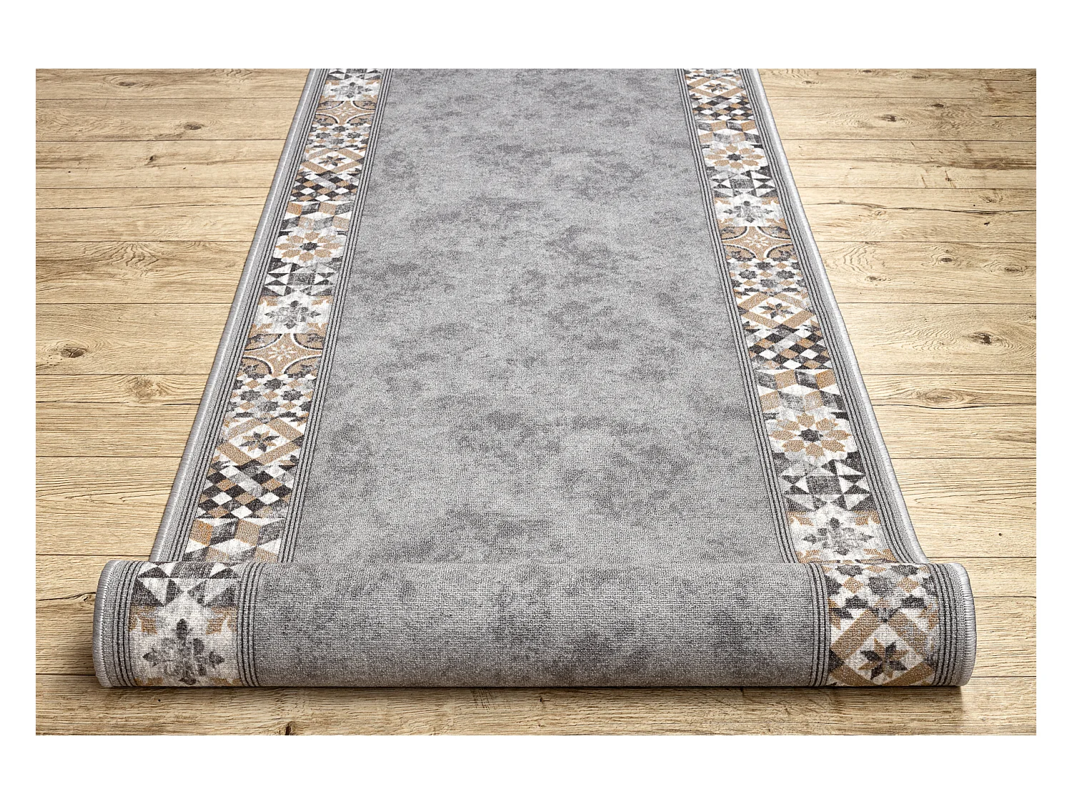 TAPIS DE COULOIR antidérapant MURCIA CARREAUX DE LISBONNE, Cadre, ant 100x350 cm
