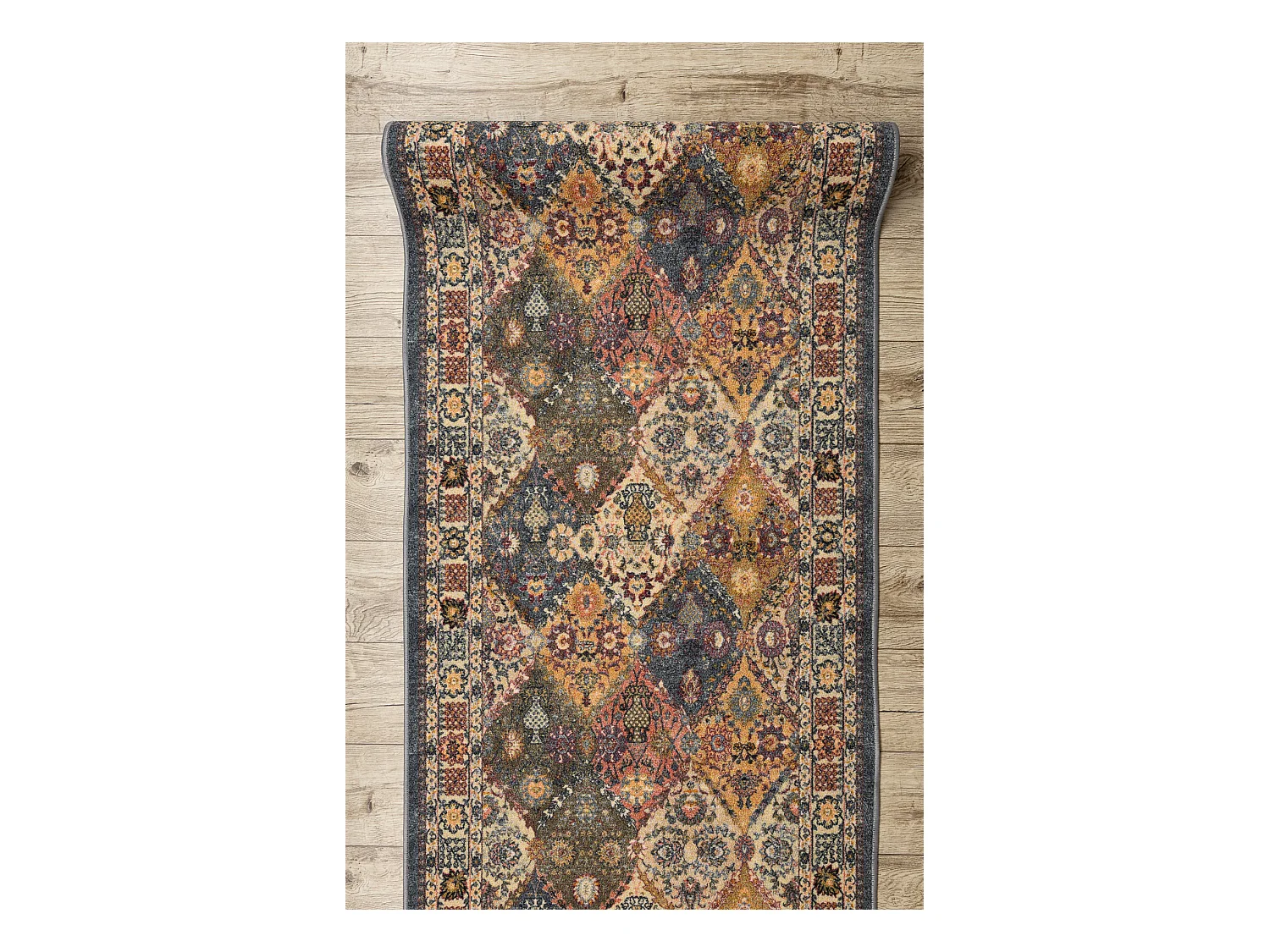 Passadeira antideslizante MODERN CLASSIC bege clássico / cinza 19 80x580 cm