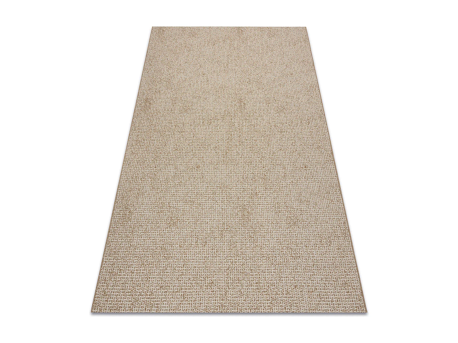 FLAT 49371265 Sisalteppich Trellis - naturbeige Strohfarbe, Kordel 160x230 cm