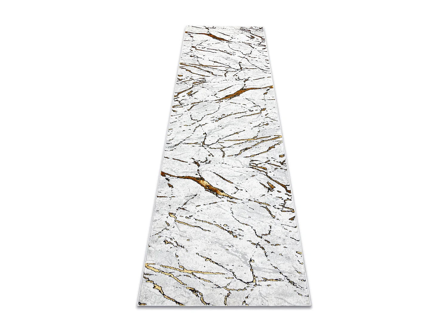 Teppich, Läufer ALLURE 1963 Marmor - Strukturell, stilvoll, glamourö 60x250 cm