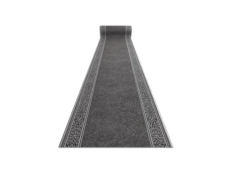 Vloerbekleding met rubber bekleed ST.TROPEZ Frame antislip grijskleuri 67x200 cm