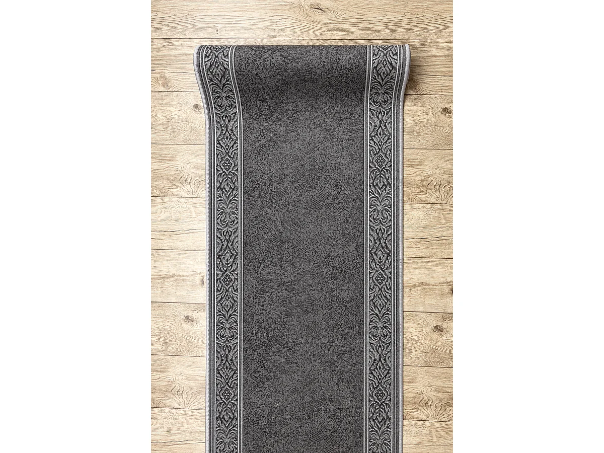 Läufer Antirutsch ST.TROPEZ Rahmen rutschfest grau 67x950 cm