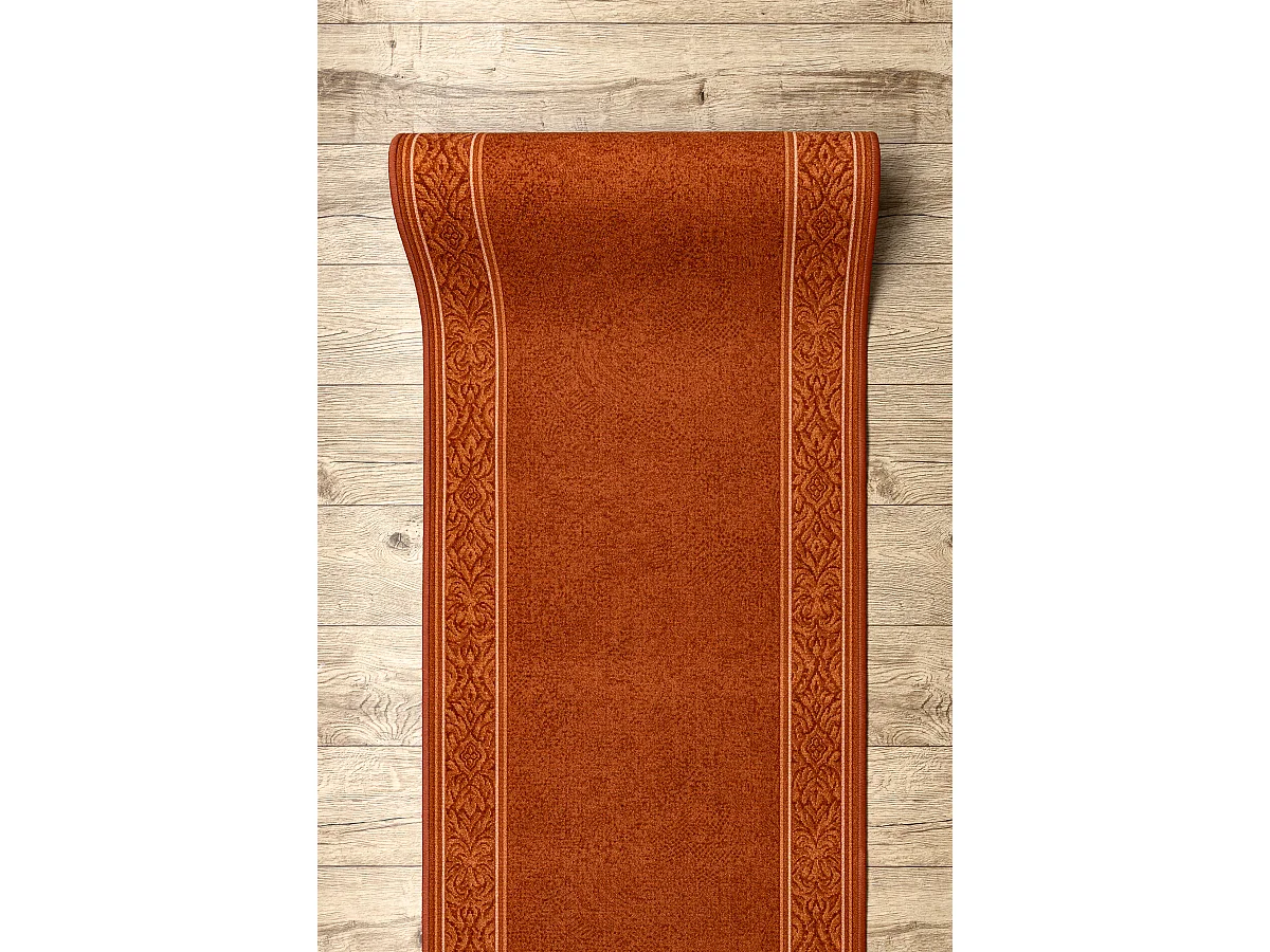 PASSATOIA GOMMATA ST.TROPEZ Cornice antiscivolo rossiccio 80x220 cm