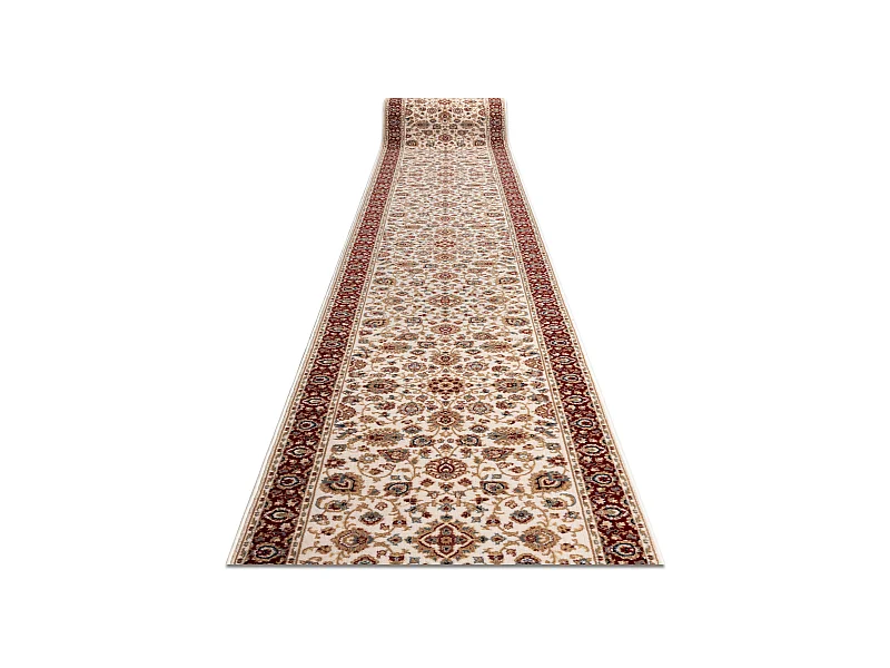 Vloerbekleding NAIN Ornament, bloemen 6999 51063 beige / kastanjebruin 100x100 cm