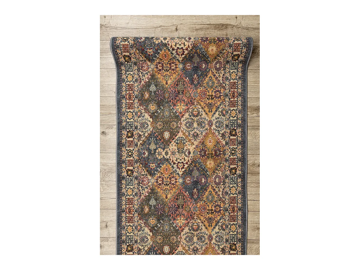 Tapis de couloir antidérapant MODERN CLASSIC beige / gris classique 1 150x200 cm