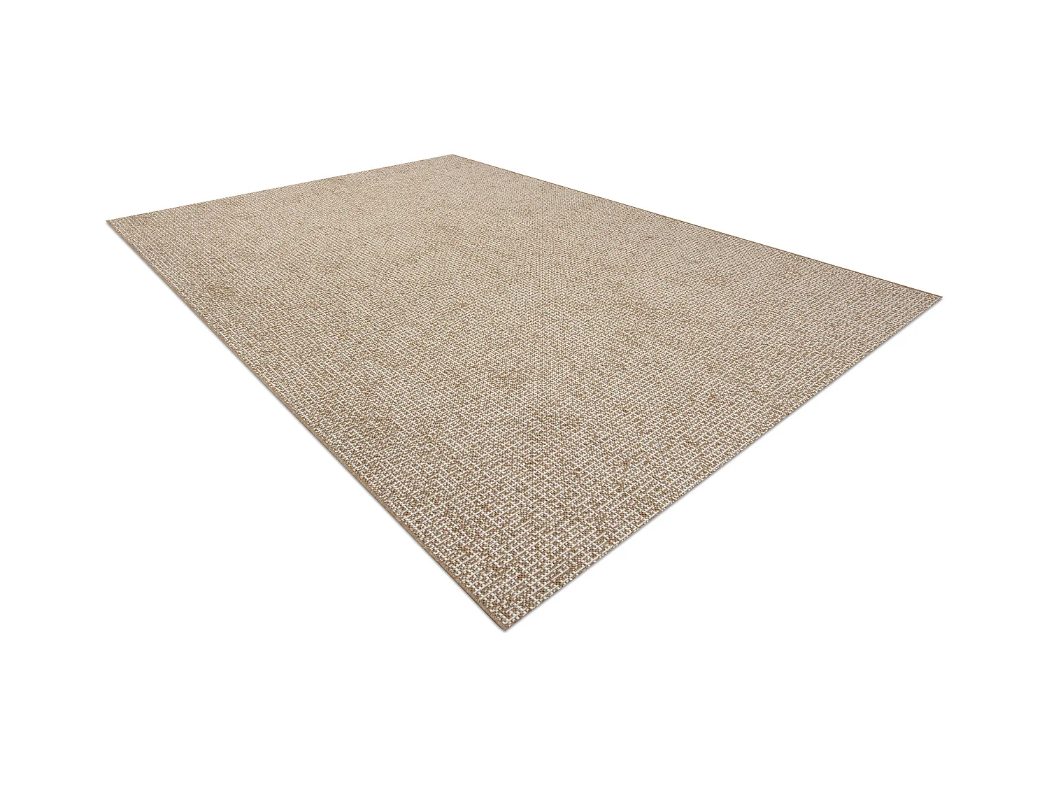 FLAT 49371265 Sisalteppich Trellis - naturbeige Strohfarbe, Kordel 200x290 cm