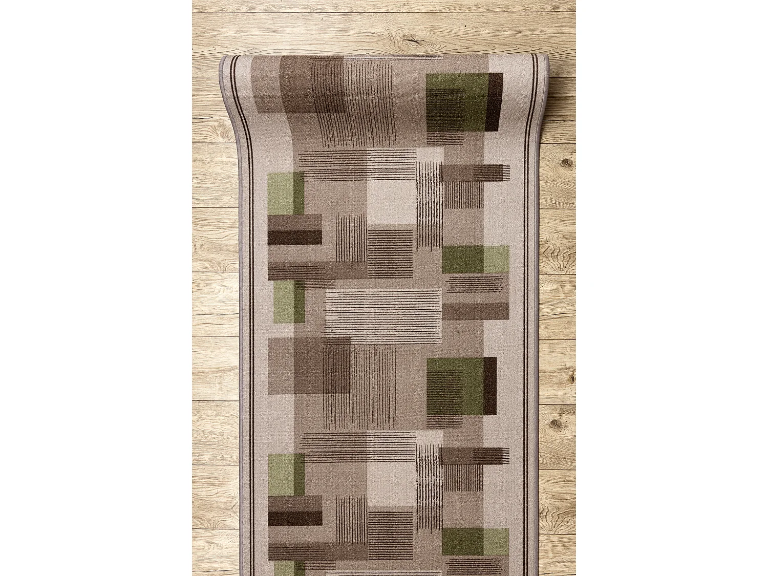 PASSADEIRA anti derrapante LISTRA Geométrico, antiderrapante bege 100x100 cm