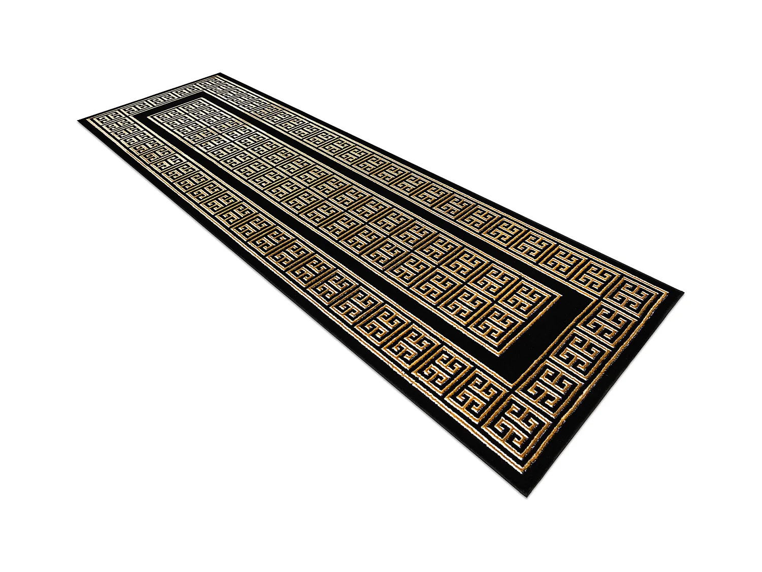 Tapis, tapis de couloir ALLURE 1968 Clé grecque, cadre - Structurel,  60x200 cm
