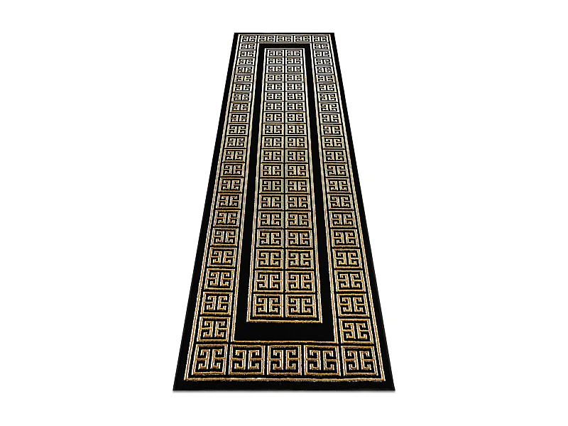Tapis, tapis de couloir ALLURE 1968 Clé grecque, cadre - Structurel,  60x200 cm