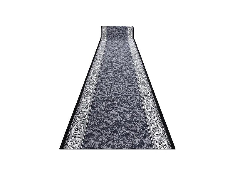 TAPIS DE COULOIR antidérapant ROMANTIC Ornement, antidérapant gris 90x240 cm