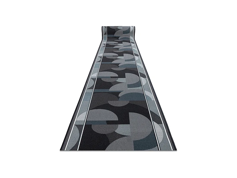 TAPIS DE COULOIR antidérapant MALIS Géométrique, antidérapant gris 80x120 cm