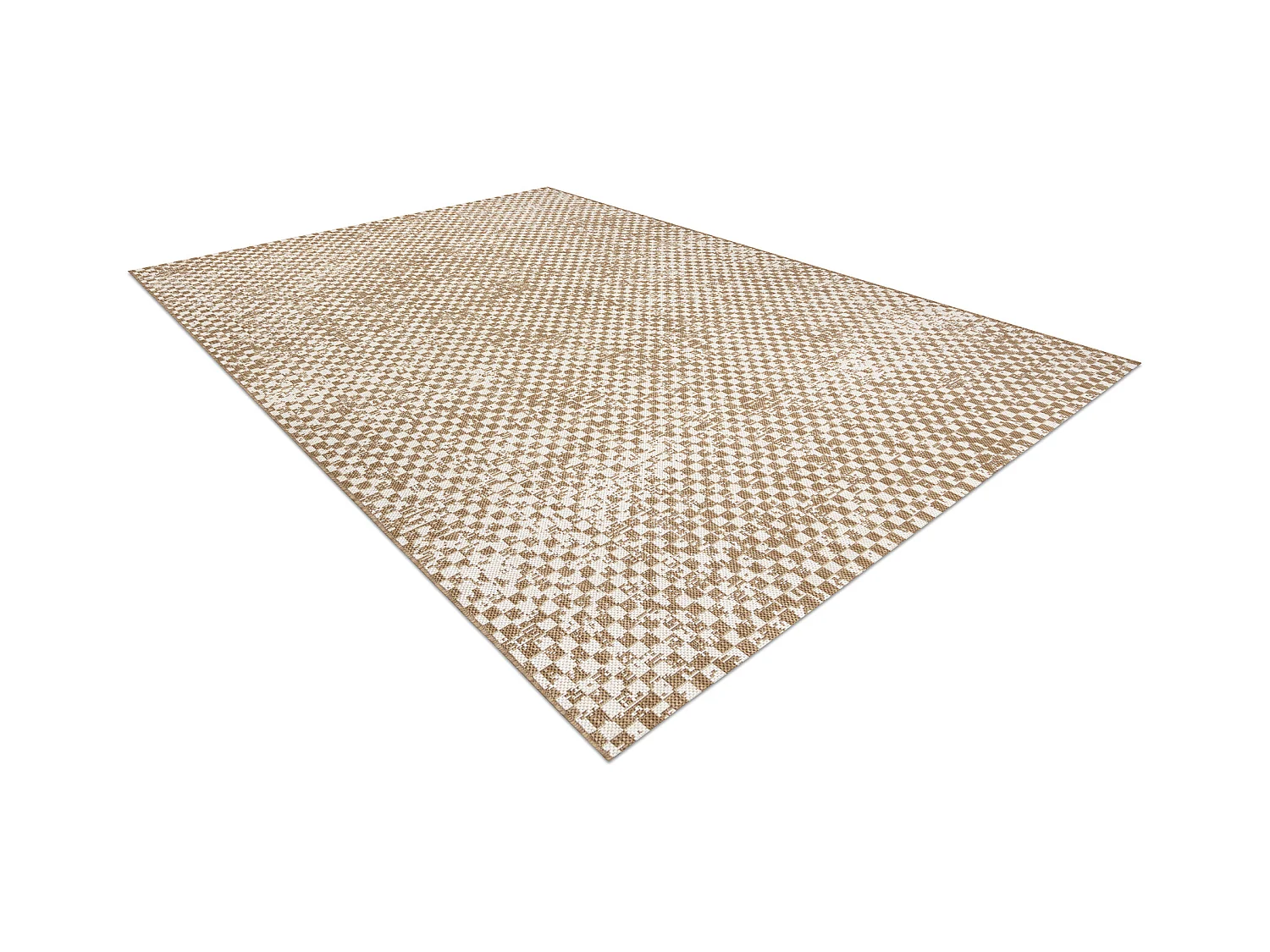 Dywan sizal FLAT 48955265 Geometryczny - beż naturalny kolor słomkow 120x170 cm