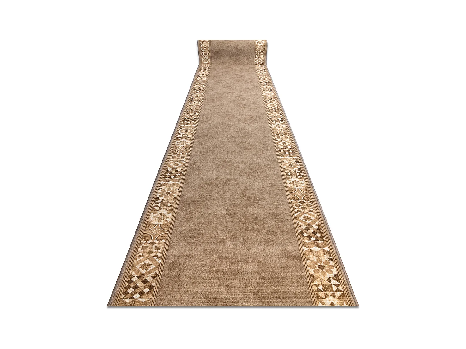 Vloerbekleding met rubber bekleed MURCIA lissabon tegels, Kader, antis 100x130 cm