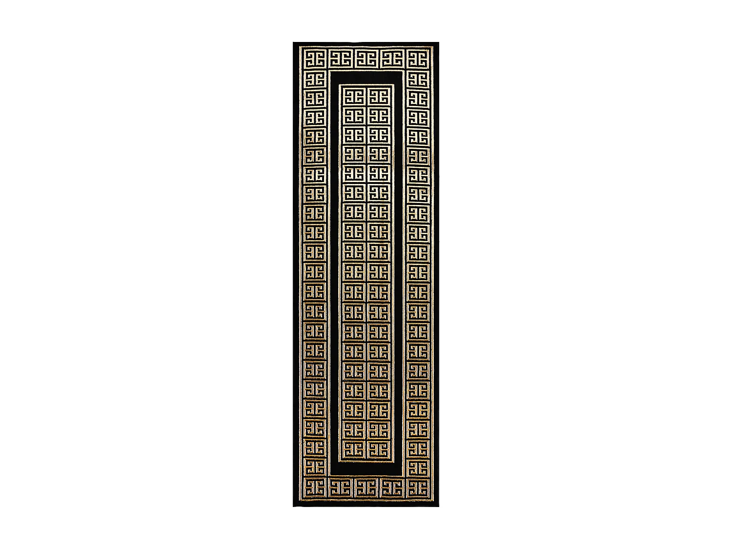 Tapis, tapis de couloir ALLURE 1968 Clé grecque, cadre - Structurel,  80x300 cm