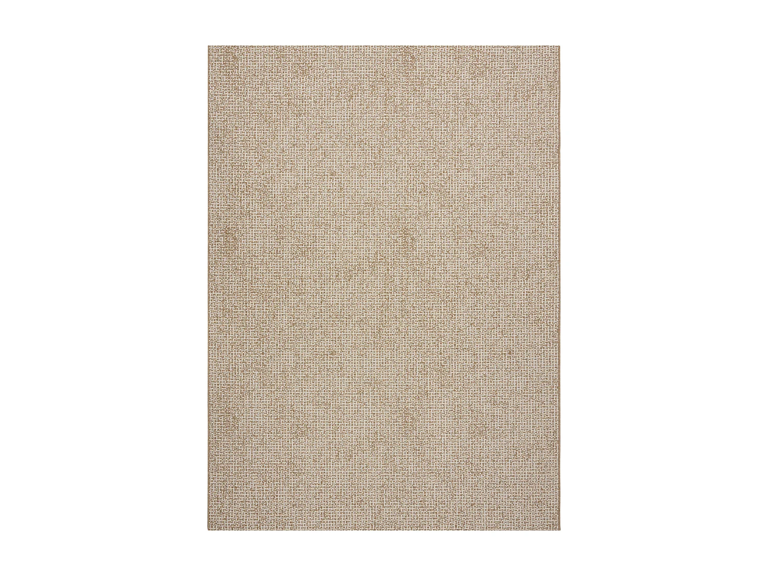 FLAT 49371265 Tapete Sisal Treliça - cor bege palha natural, barbante 140x200 cm