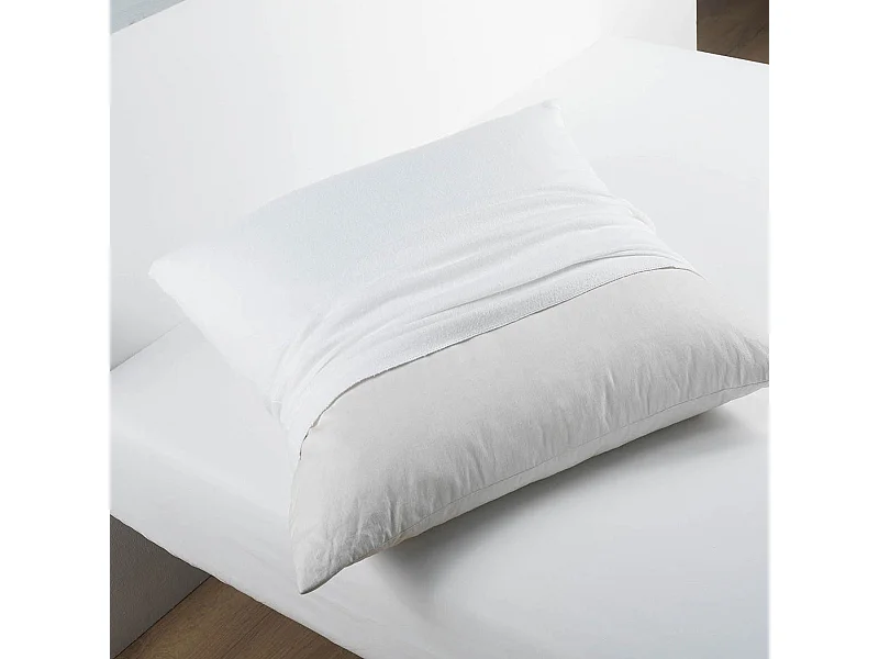 Protège Oreiller "Molly" 65x65cm Blanc
