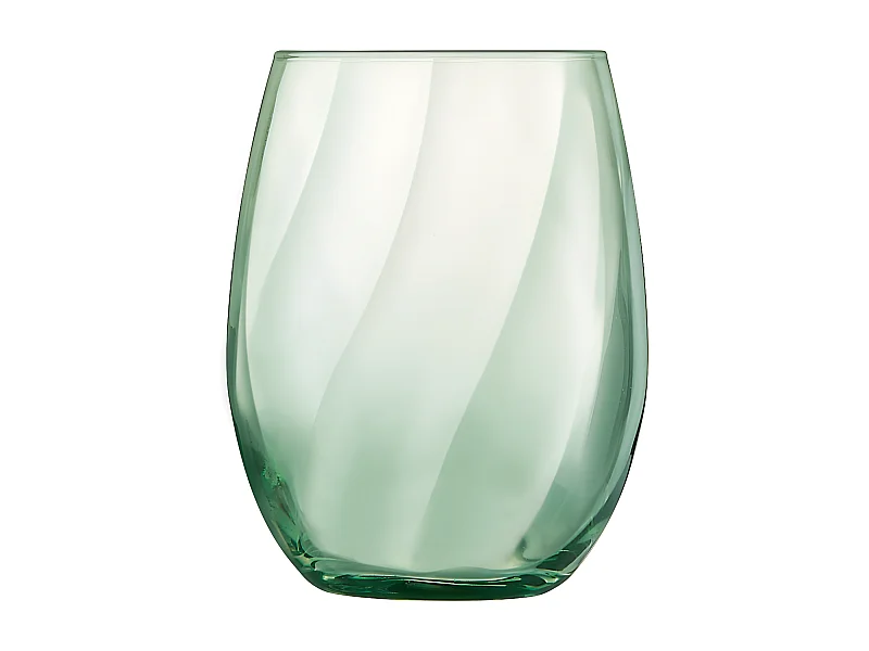 Arpège color - 6 gobelets forme haute 35cl Green