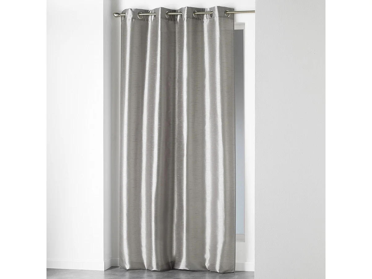 Rideau à Oeillets "Shana" 140x240cm Gris Perle